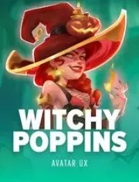 witchy poppins game logo