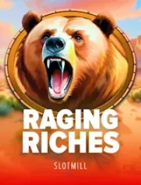 raging riches game logo